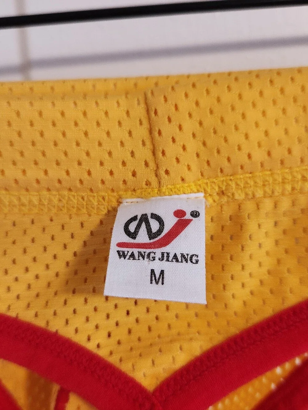😈Wang Jiang😈 - Yellow/Red Mesh G-String